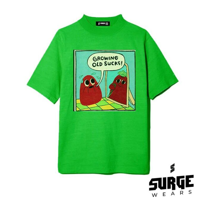 Surge wear Original Round neck T Shirt (Green) (Copy)