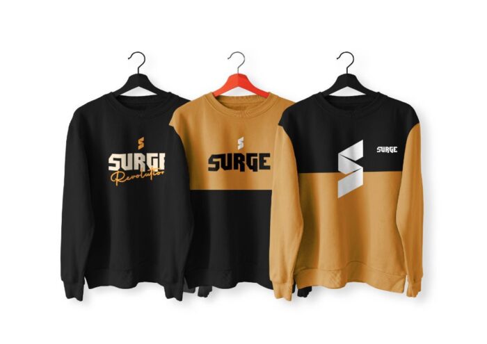 Surge Original Cardigan sweater ( Black/ Gold)