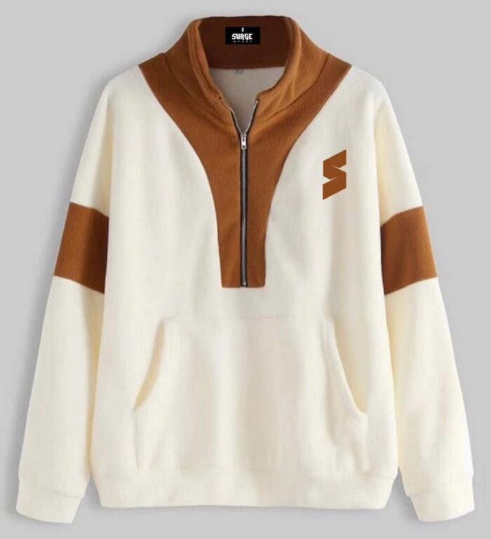 Surge Original Hoodie (White/ brown)