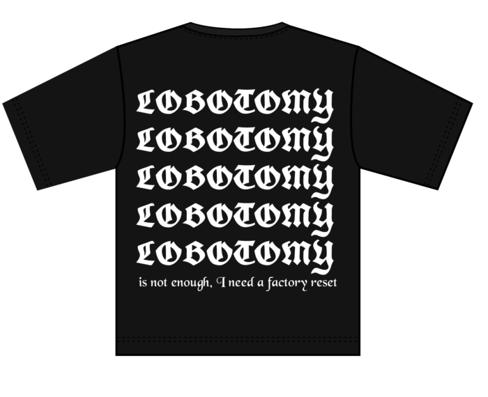 Surgewear “Lobotomy” Tee (Black) - Image 3